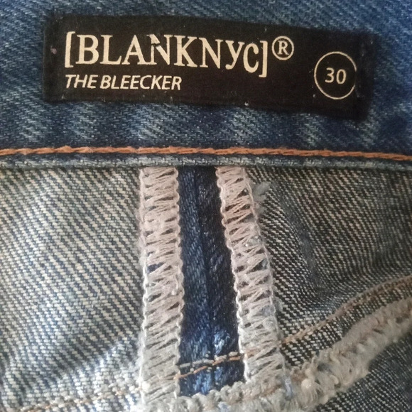 Anthropologie Blank NYC The Bleecker Ultra High Rise Skinny Multi Wash Size 30 - Picture 5 of 10